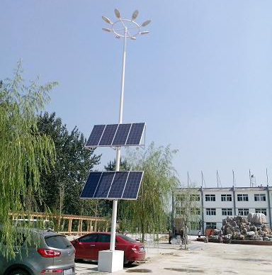 太阳能高杆灯安装实例 